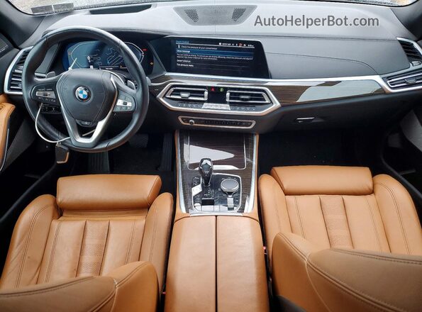 5UXTA6C07M9F25164 2021 BMW X5 Угольный Вид панели приборов