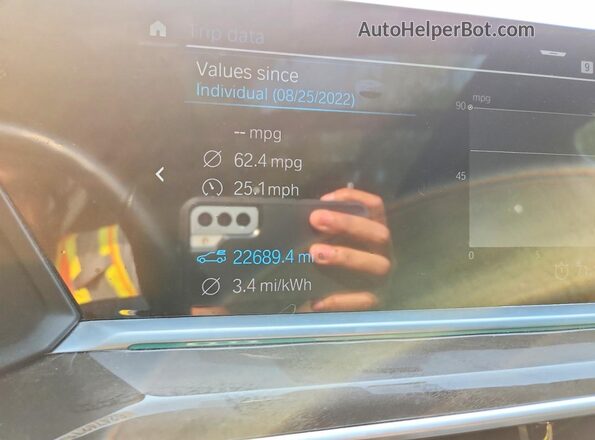 5UXTA6C07P9N72888 2023 BMW X5 White Widok zestawu wskaźników