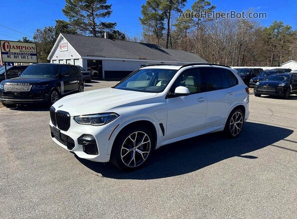 5UXTA6C08M9D84086 2021 BMW X5 White Հետևի ձախ