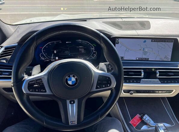 5UXTA6C08M9D84086 2021 BMW X5 White Սալոնի դիմացի տեսք