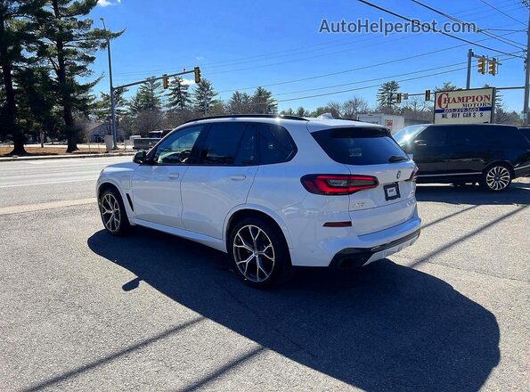 5UXTA6C08M9D84086 2021 BMW X5 White Հետևի աջ