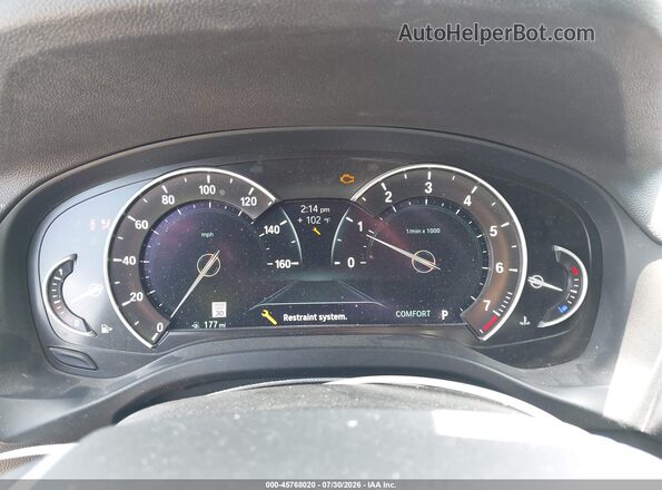 5UXTR7C50KLR39510 2019 BMW X3 Black უკანა სავარძლების ხედი