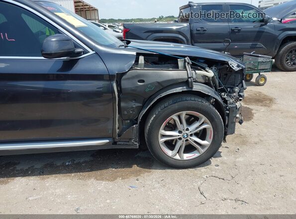5UXTR7C50KLR39510 2019 BMW X3 Black წინა ხედი