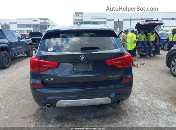 5UXTR7C50KLR39510 2019 BMW X3 Black 
