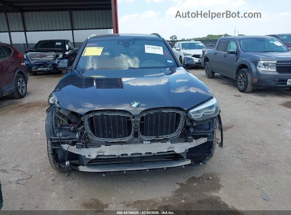5UXTR7C50KLR39510 2019 BMW X3 Black ხელსაწყოთა პანელის ხედი
