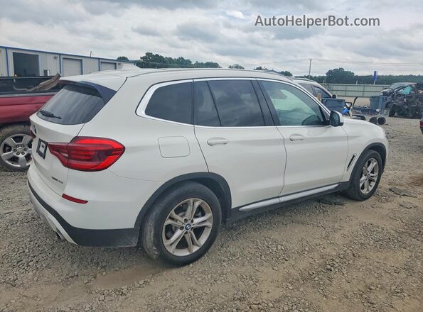 5UXTR7C50KLR43816 2019 BMW X3 White Trasero derecho