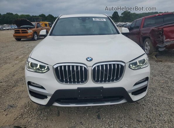 5UXTR7C50KLR43816 2019 BMW X3 White Vista frontal