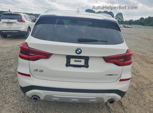5UXTR7C50KLR43816 2019 BMW X3 White Vista trasera