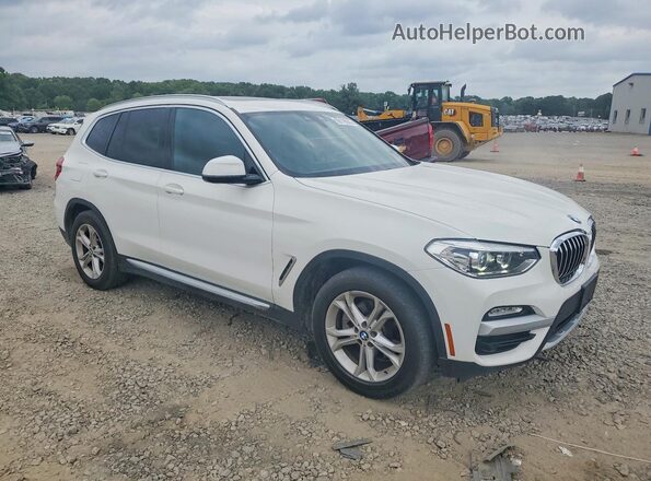 5UXTR7C50KLR43816 2019 BMW X3 White Delantero derecho