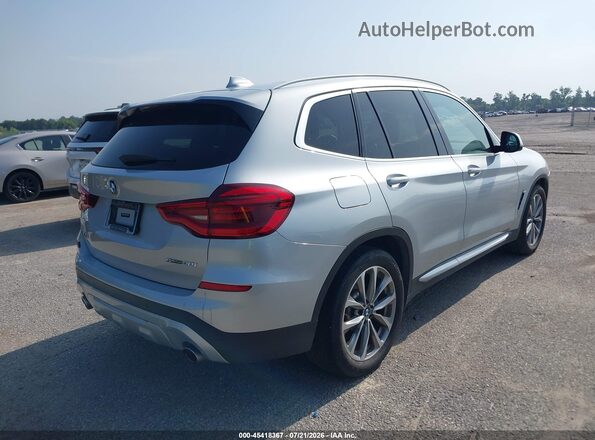 5UXTR7C50KLR46702 2019 BMW X3 Silver Հետևի աջ