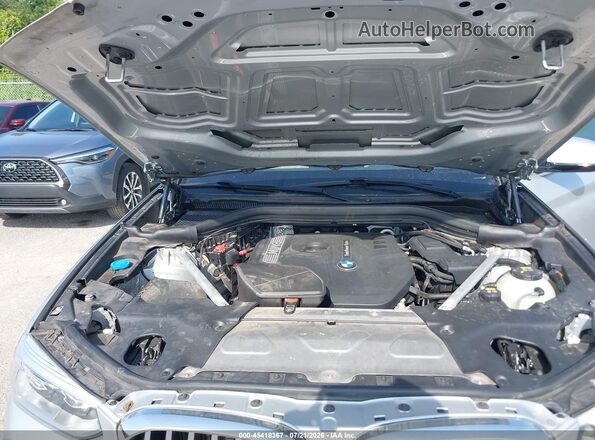 5UXTR7C50KLR46702 2019 BMW X3 Silver Հետևի տեսք
