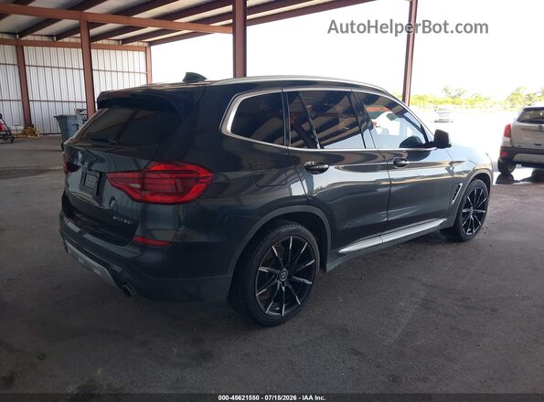 5UXTR7C51KLE94195 2019 BMW X3 Gray Rear right
