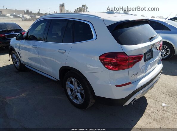 5UXTR7C51KLE98084 2019 BMW X3 Белый Задняя левая четверть