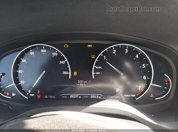 5UXTR7C51KLE98084 2019 BMW X3 Белый Вид задних сидений