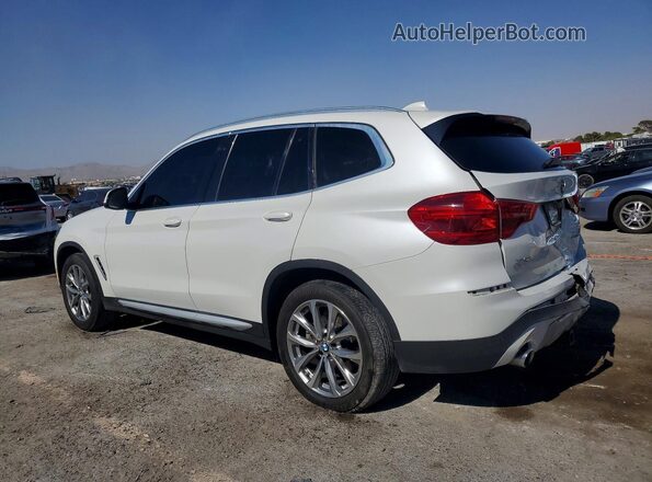 5UXTR7C51KLF32489 2019 BMW X3 White Задня ліва чверть