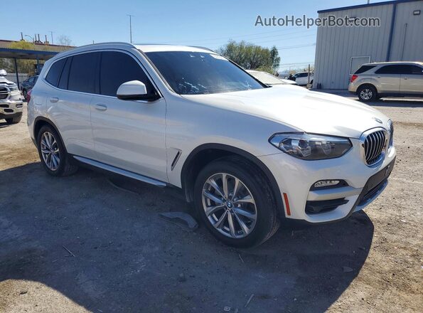 5UXTR7C51KLF32489 2019 BMW X3 White Передня права чверть