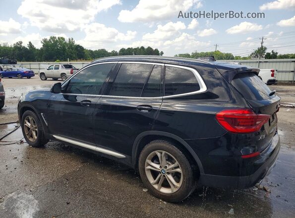 5UXTR7C51KLR39631 2019 BMW X3 Черный Задняя левая четверть