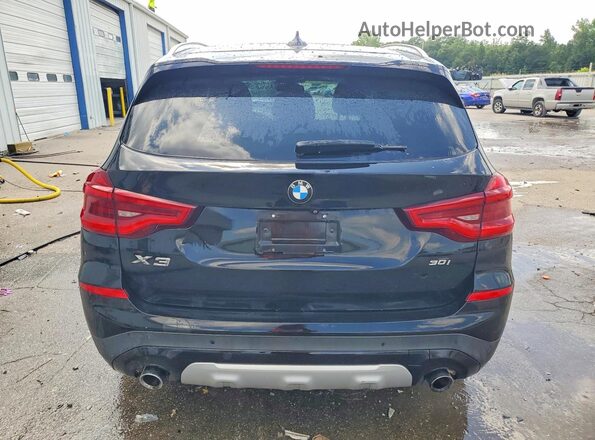5UXTR7C51KLR39631 2019 BMW X3 Черный Вид сзади