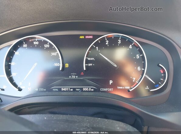 5UXTR7C52KLF24109 2019 BMW X3 Black უკანა სავარძლების ხედი