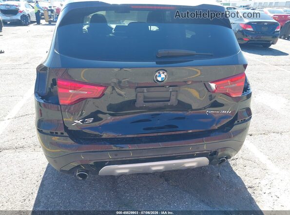 5UXTR7C52KLF24109 2019 BMW X3 Black წინა ხედი