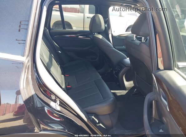 5UXTR7C52KLF24109 2019 BMW X3 Black VIN კოდის სტიკერის ხედი