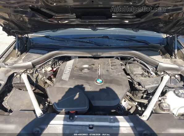 5UXTR7C52KLF24109 2019 BMW X3 Black უკანა ხედი