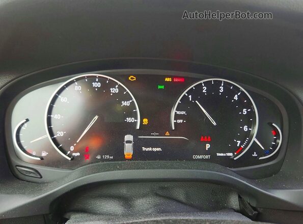 5UXTR7C52KLF26278 2019 BMW X3 Белый Вид наклейки с VIN-кодом