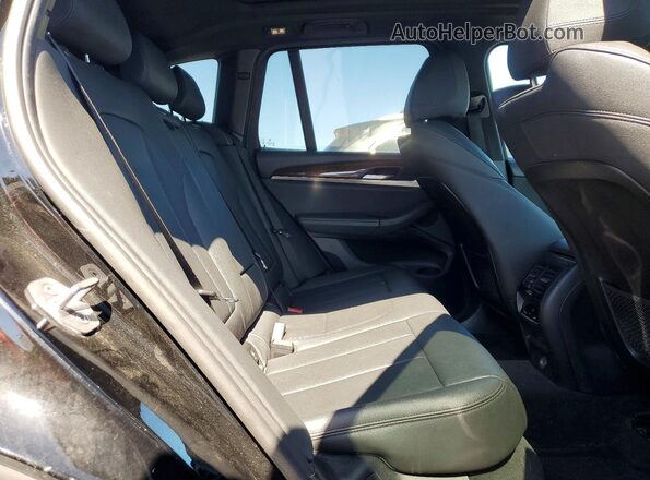 5UXTR7C52KLF32811 2019 BMW X3 Black Widok tylnych siedzeń