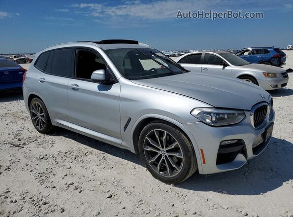 5UXTR7C53KLE94361 2019 BMW X3 Silver წინა მარჯვენა