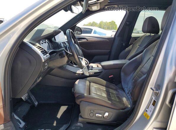 5UXTR7C53KLE94361 2019 BMW X3 Silver წინა სალონის ხედი