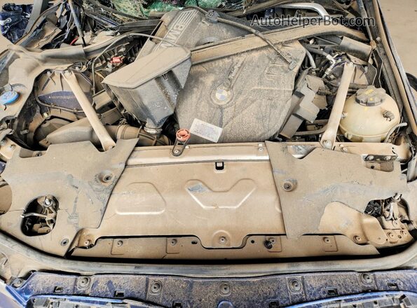 5UXTR7C53KLE94408 2019 BMW X3 Blue ძრავის განყოფილების ხედი