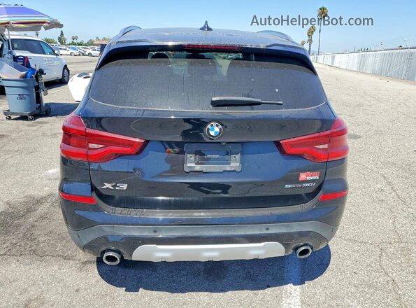 5UXTR7C53KLF34499 2019 BMW X3 Black Vista trasera