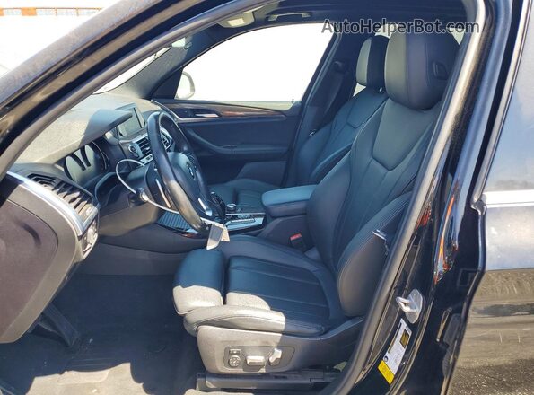 5UXTR7C53KLF34499 2019 BMW X3 Black Vista interior delantera