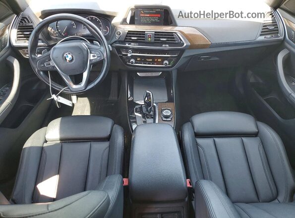 5UXTR7C53KLF34499 2019 BMW X3 Black Vista del salpicadero
