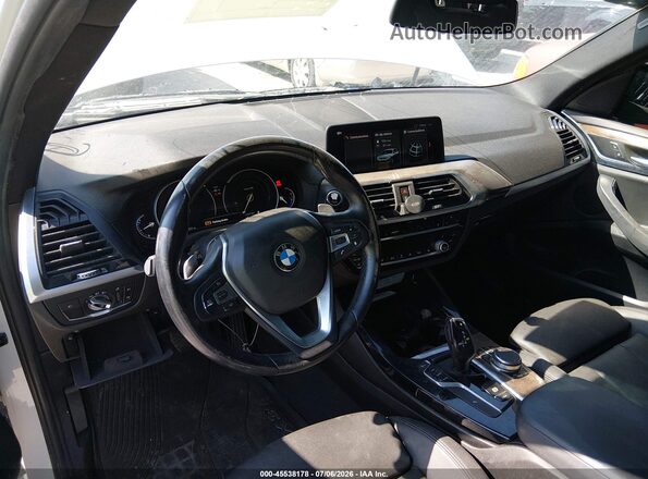 5UXTR7C54KLF25018 2019 BMW X3 White 