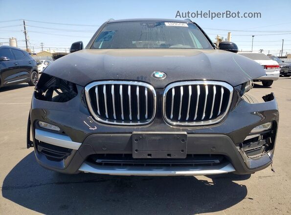 5UXTR7C54KLR50090 2019 BMW X3 Black წინა ხედი