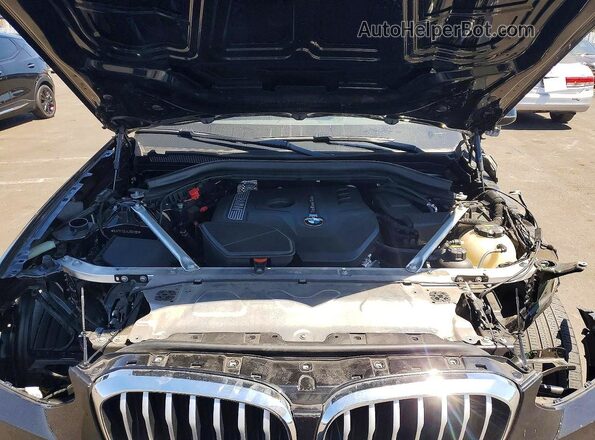 5UXTR7C54KLR50090 2019 BMW X3 Black ძრავის განყოფილების ხედი