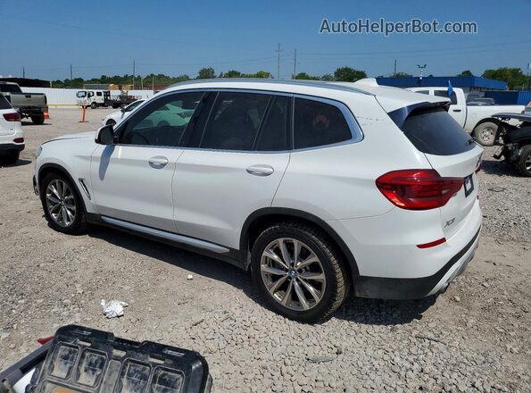 5UXTR7C54KLR50221 2019 BMW X3 Белый Задняя левая четверть