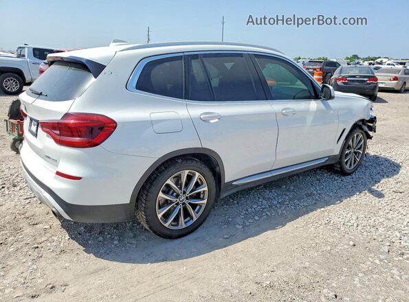 5UXTR7C54KLR50221 2019 BMW X3 Белый Задняя правая четверть