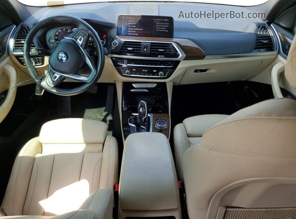 5UXTR7C54KLR50221 2019 BMW X3 Белый Вид панели приборов