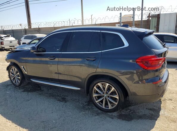 5UXTR7C55KLF23441 2019 BMW X3 Gray უკანა მარცხენა