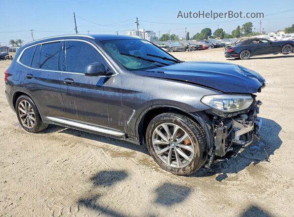5UXTR7C55KLF23441 2019 BMW X3 Gray წინა მარჯვენა