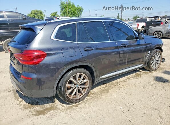 5UXTR7C55KLF23441 2019 BMW X3 Gray უკანა მარჯვენა