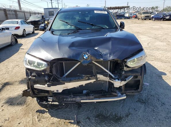 5UXTR7C55KLF23441 2019 BMW X3 Gray წინა ხედი