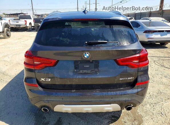 5UXTR7C55KLF23441 2019 BMW X3 Gray უკანა ხედი