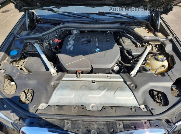 5UXTR7C55KLF27800 2019 BMW X3 Black Engine compartment view