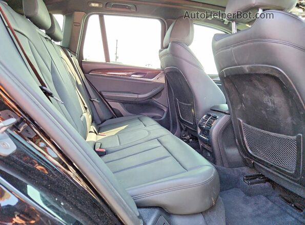 5UXTR7C55KLF27800 2019 BMW X3 Black Rear interior view