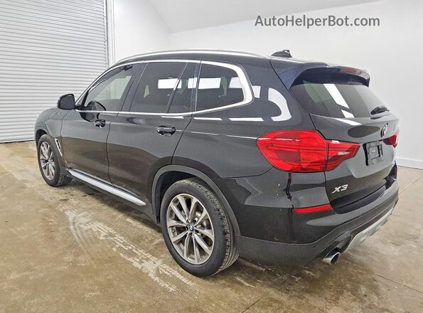 5UXTR7C55KLF31720 2019 BMW X3 Blue Rear left