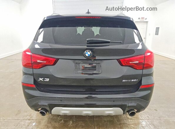 5UXTR7C55KLF31720 2019 BMW X3 Blue Rear view