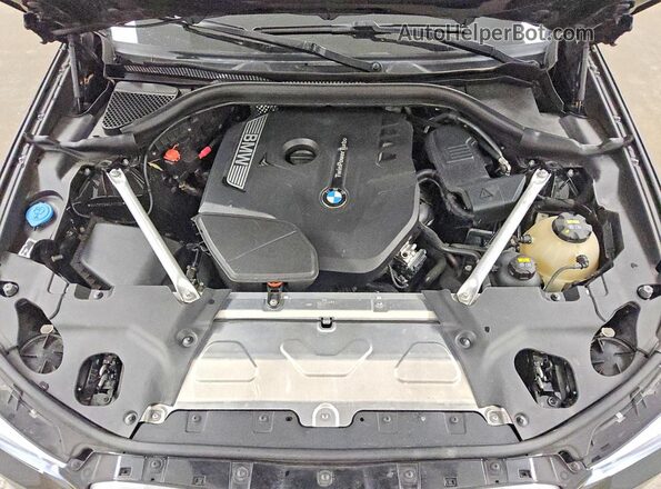 5UXTR7C55KLF31720 2019 BMW X3 Blue Engine compartment view